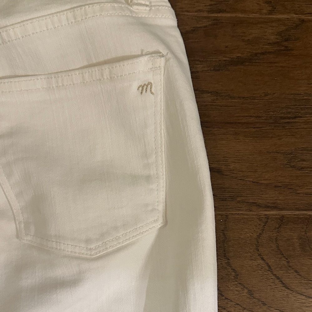 MADEWELL Sz 25 White High-Waisted SKINNY Jeans - Picture 5 of 7